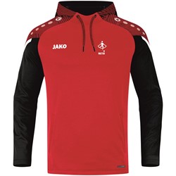 NLC'03 - Sweater met kap Performance - rood/zwart