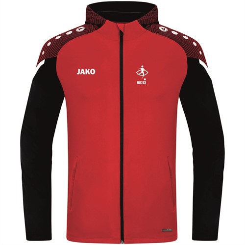 NLC'03 - Jas met kap Performance - rood/zwart