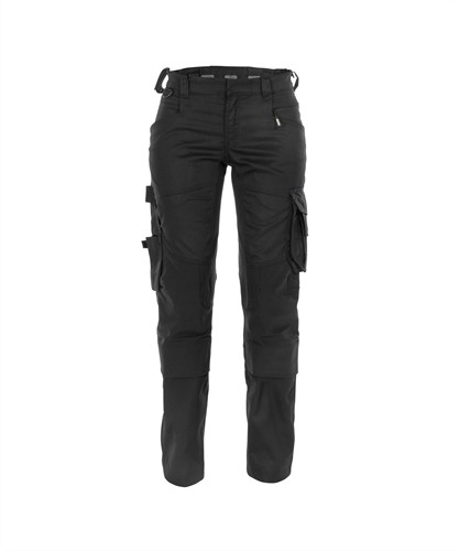 DASSY. Dynax Women - ZWART - maat 44 STANDARD 65% polyester/35% katoen - +/- 245 g/m²