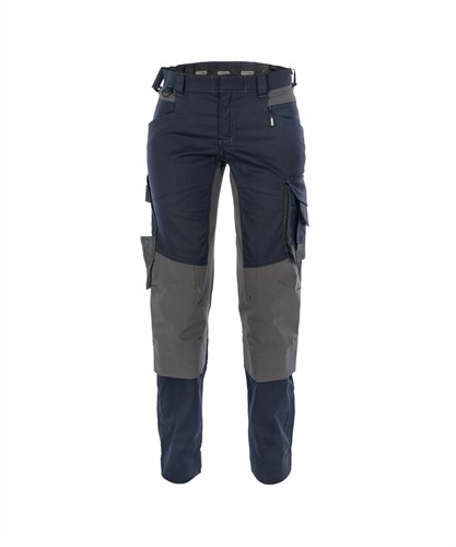 DASSY. Dynax Women - NACHTBLAUW/ANTRACIETGRIJS - maat 44 STANDARD 65% polyester/35% katoen - +/- 245 g/m²