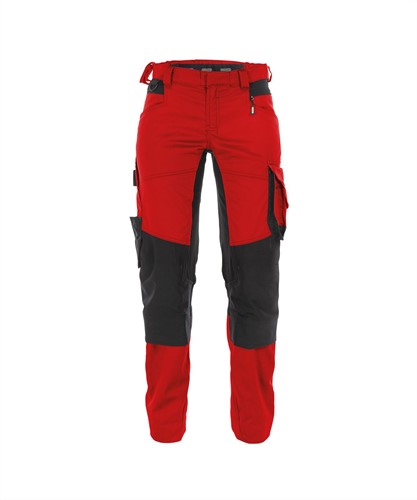 DASSY. Dynax Women - ROOD/ZWART - maat 44 STANDARD 65% polyester/35% katoen - +/- 245 g/m²