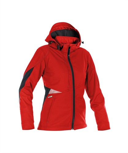 DASSY. Gravity Women - ROOD/ZWART - maat 2XL 100% polyester - +/- 280 g/m²