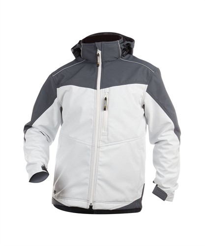 DASSY. Jakarta - WIT/CEMENTGRIJS - maat M 100% polyester - +/- 280 g/m²