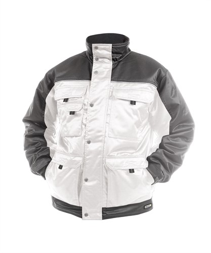 DASSY. Tignes - WIT/CEMENTGRIJS - maat XL 70% polyester/30% katoen - +/- 240 g/m²