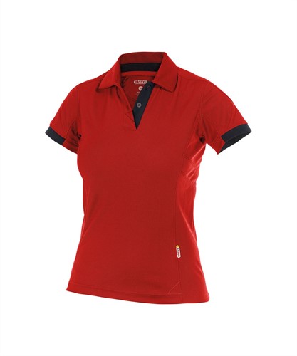 DASSY. Traxion Women - ROOD/ZWART - maat M 100% polyester - +/- 215 g/m²