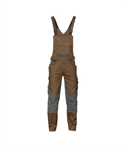 DASSY. Tronix - LEEMBRUIN/ANTRACIETGRIJS - maat 66 STANDARD 65% polyester/35% katoen - +/- 245 g/m²