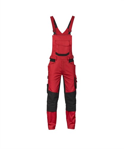 DASSY. Tronix - ROOD/ZWART - maat 46 PLUS 65% polyester/35% katoen - +/- 245 g/m²