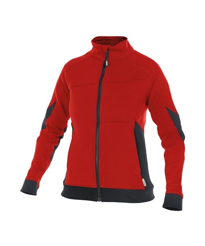 DASSY. Velox Women - ROOD/ZWART - maat XL 65% katoen/35% polyester - +/- 305 g/m²