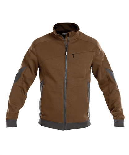 DASSY. Velox - LEEMBRUIN/ANTRACIETGRIJS - maat XS 65% katoen/35% polyester - +/- 305 g/m²
