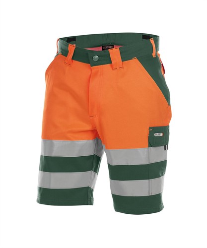 DASSY. Venna - FLESSENGROEN/FLUO-ORANJE - maat 64 65% polyester/35% katoen - +/- 245 g/m²